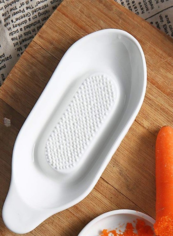 BdelrinQue Ceramic Garlic Grater Plate, Garlic Crusher Plate for Kitchen, Smooth Ceramic Grater Plate for Food Preparation - Image 4